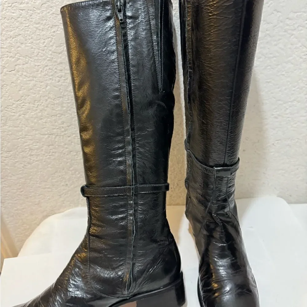 ANYA Ponorovskaya NYC boots women size 38 patent